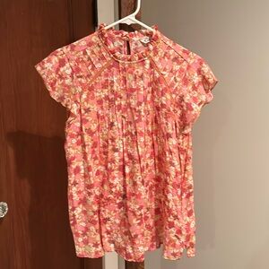 NWT nanette by Nanette Lepore Pink Floral Top Women’s Size Small